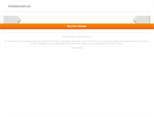 Tablet Screenshot of demo3.4holistichealth.net